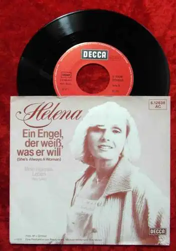 Single Helena: ein  Engel, der weiß was er will (Decca 612638 AC) D 1979