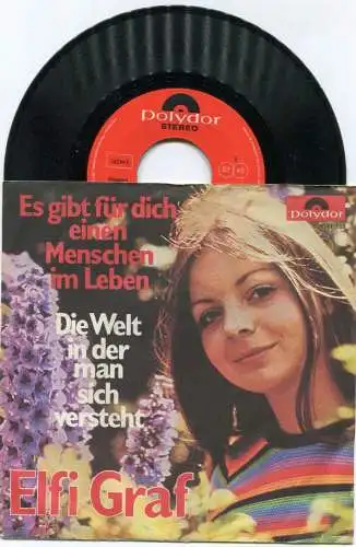 Single Elfi Graf: Es gibt für Dich einen Menschen im Leben (Polydor 2041 188) D