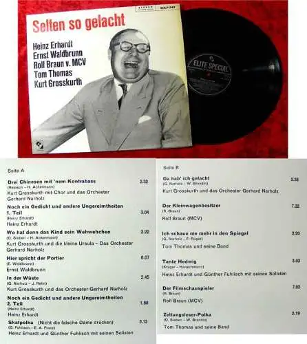 LP Selten so gelacht Heinz Erhardt Ernst Waldbrunn