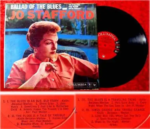 LP Jo Stafford Ballad of the Blues (Columbia) US