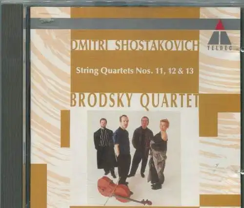 CD Brodsky Quartet: Shostakovich - String Quartets 11,12&13 (Teldec) 1991