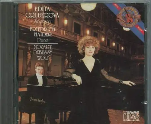 CD Edita Gruberova / Friedrich Haider: Mozart Debussy Wolf (CBS) 1985