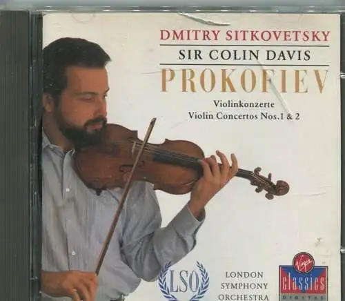 CD Dmitry Sitkovetsky Sir Colin Davis: Prokofiev - Violinkonzerte 1988