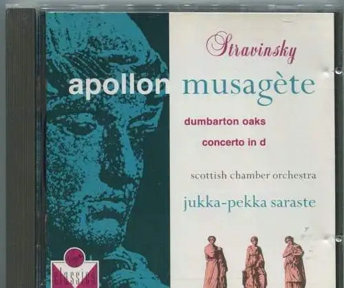 CD Jukka-Pekka Sarasate: Stravinsky - Apollon Musagéte (Virgin Classics) 1990