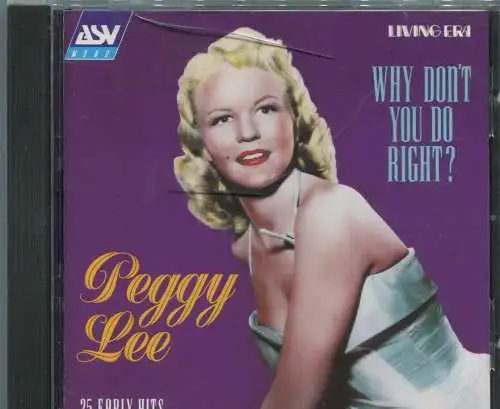 CD Peggy Lee: Why Don´t You Do Right (Living Era) 1997