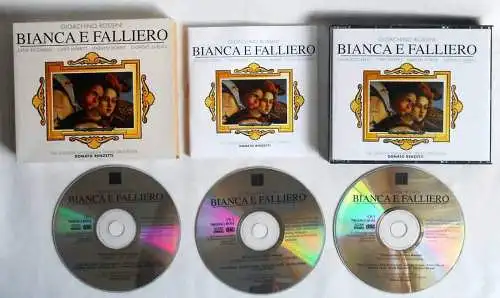 3 CD Box Rossini: Bianca é Falliero - Marilyn Horne Katia Ricciarelli....