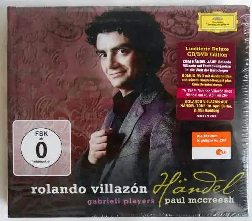 CD & DVD Rolando Villazon: Händel (Limitierte Deluxe Edition) (DGG) 2009