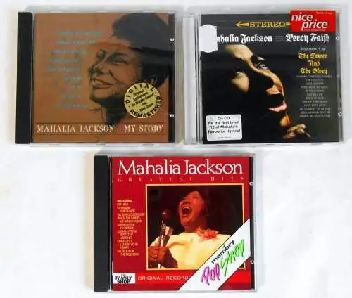 3 CD´s  von Mahalia Jackson  - Sammlung -