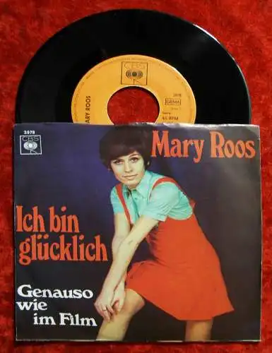 Single Mary Roos: Ich bin glücklich (CBS 3978) D 1969