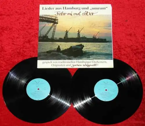 2LP Lieder aus Hamburg und "umrum" - Fohr mi mol röber... Jochen Wiegandt...