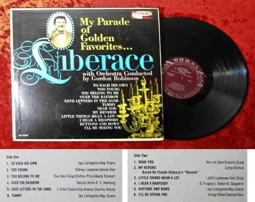 LP  Liberace: My Parade of Golden Favorites  (Coral CRL 57377) US