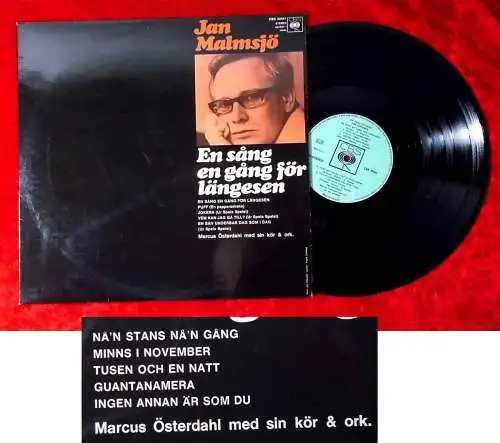 LP Jan Malmsjö & Lars Lönndahl: En säng en gäng för längesen...(CBS 52441)