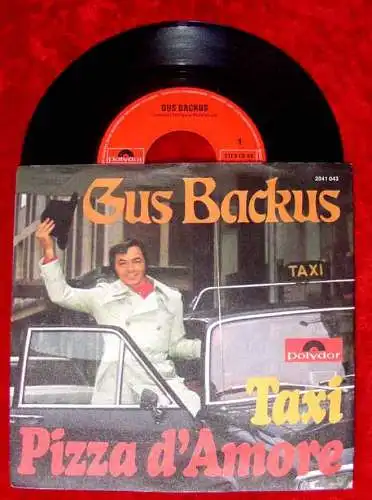 Single Gus Backus: Taxi / Pizza d´Amore (Polydor 2041 043) D