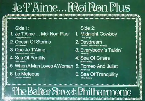 LP Baker Street Philharmonic: Je T`Aime... Moi Non Plus (Polydor 2310 011) D