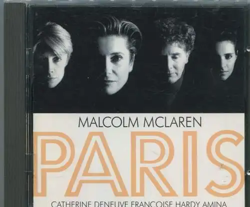 CD Malcolm McLaren: Paris (Vogue) 1994 - feat Catherine Deneuve Francoise Hardy