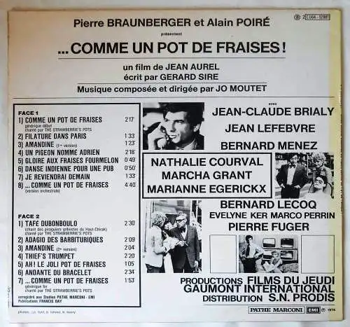 LP Comme Un Poet de Fraises! (EMI 2C 064-12981) Soundtrack / F 1974