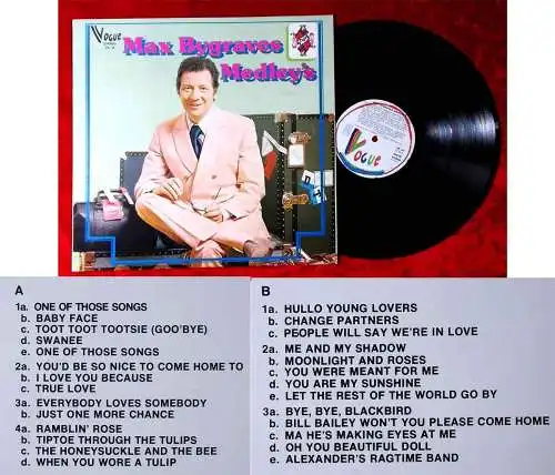 LP Max Bygraves: Bygraves Medley´s (Vogue VK 34) Belgien 1976