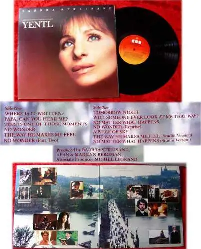 LP Barbra Streisand: Yentl (w/ Michel Legrand) (CBS) NL 1983