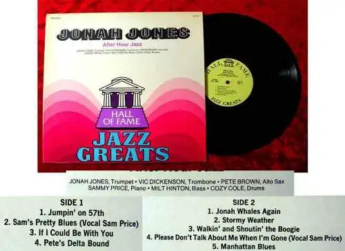 LP Jonah Jones: After Hour Jazz