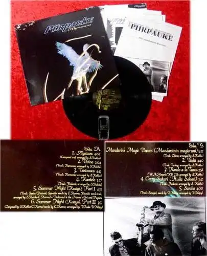 LP Piirpauke: Algazara (1987) mit Presse Infos