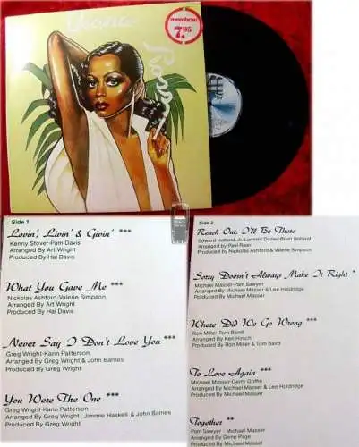 LP Diana Ross: Ross (spanisches Originalalbum)