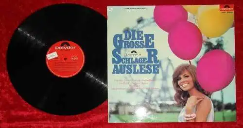 LP Große Polydor Schlager Auslese (Polydor H 821) Clubsonderauflage D 1966