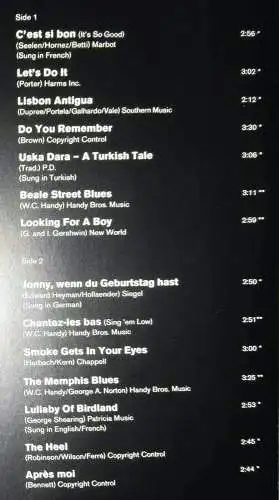 2LP Eartha Kitt: Songs (RCA CL 42471) D 1978