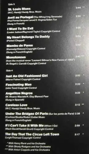 2LP Eartha Kitt: Songs (RCA CL 42471) D 1978