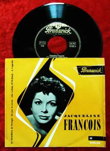 EP Jacqueline Francois (Brunswick 10 026 EPB) D 1955