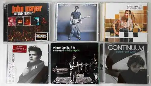 8 CD´s  John Mayer - Sammlung -