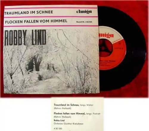 Single Robby Lind Traumland im Schnee Flocken fallen vo