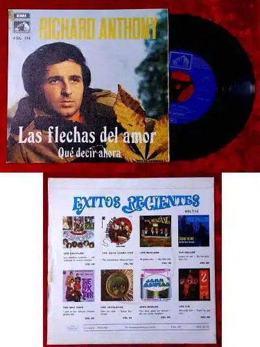 Single Richard Anthony: Las Flechas Del Amor (EMI VSL 114) Spanien 1969