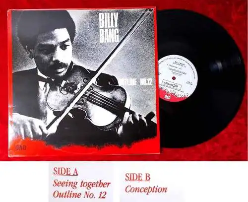 LP Billy Bang: Outline No. 12 (OAO CELL 5004) US 1983