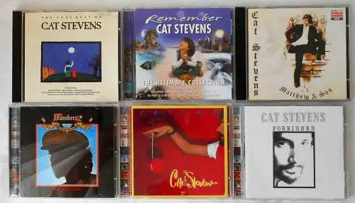 6 CD´s Cat Stevens - Sammlung -