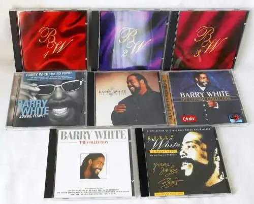 8 CD´s Barry White - Sammlung -