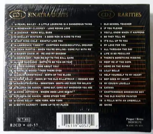 4 CD´s in zwei Boxen Frank Sinatra Duets & Rarities Gold Collection (Retro)