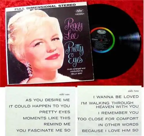 LP Peggy Lee Pretty Eyes