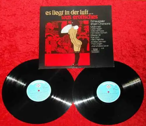 2LP Es liegt in der Luft...was erotisches (Schauspieler singen Chansons) D 1967