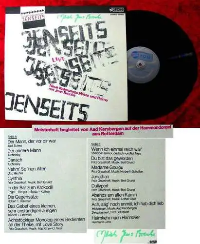 LP Jens Brenke: Aus dem hannoverschen Jenseits (Signiert von Brenke) (LP-Ton)