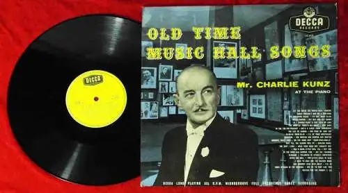 LP Charlie Kunz: Old Time Music Hall Songs (Decca LK 4131) Frankreich