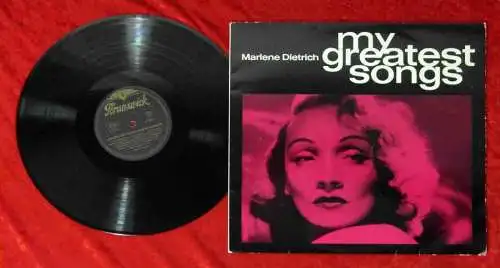 LP Marlene Dietrich: My Greatest Songs (Brunswick 87 089) D