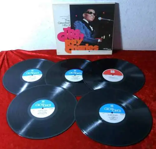 5LP Box Ray Charles: The Greatest Hits of Ray Charles (Longines 95647) US 1974