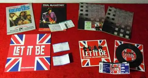 6 Tourprogramme PAUL McCARTNEY BEATLES MUSICAL Let it be...