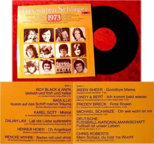 LP Das waren Schlager 1973 Roy Black Anita Michael Scha