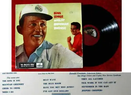 LP Bing Crosby: Bing Sings Whilst Bregman Swings (HMV CLP 1088) UK