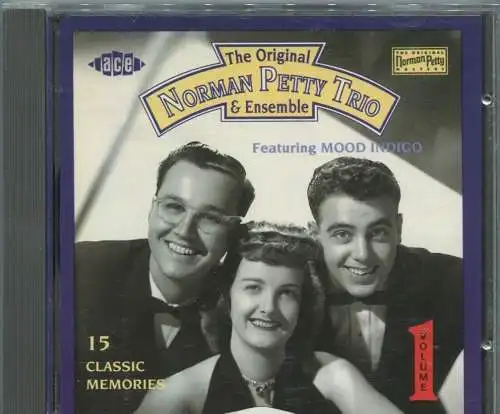 CD Norman Petty Trio: The Original - 15 Classic Memories Vol. 1  - (Ace) 1994