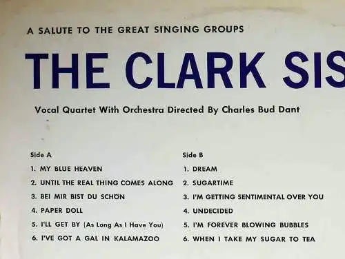 LP Clark Sisters: The Clark Sisters (Coral Stereo  297 023) D