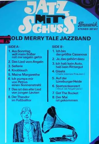 LP Old Merry Tale Jazzband: Jatz mit Schuss (Brunswick Stereo 267 917) D 1963