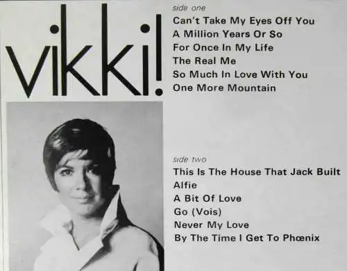 LP Vikki Carr: Vikki! (Liberty 83099E) UK