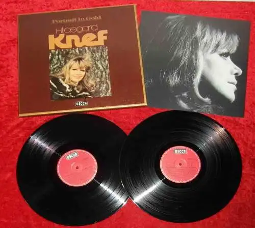 2LP Box Hildegard Knef: Portrait in Gold (Decca SD 3023/1-2) D 1973